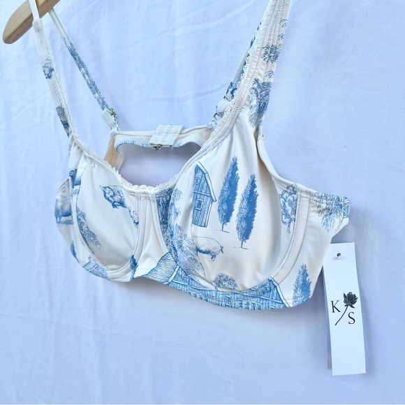 ANTHROPOLOGIE | KINGDOM AND STATE NWT LARGE TOILE DE JUOY CONTOUR TOP - Picture 4 of 7